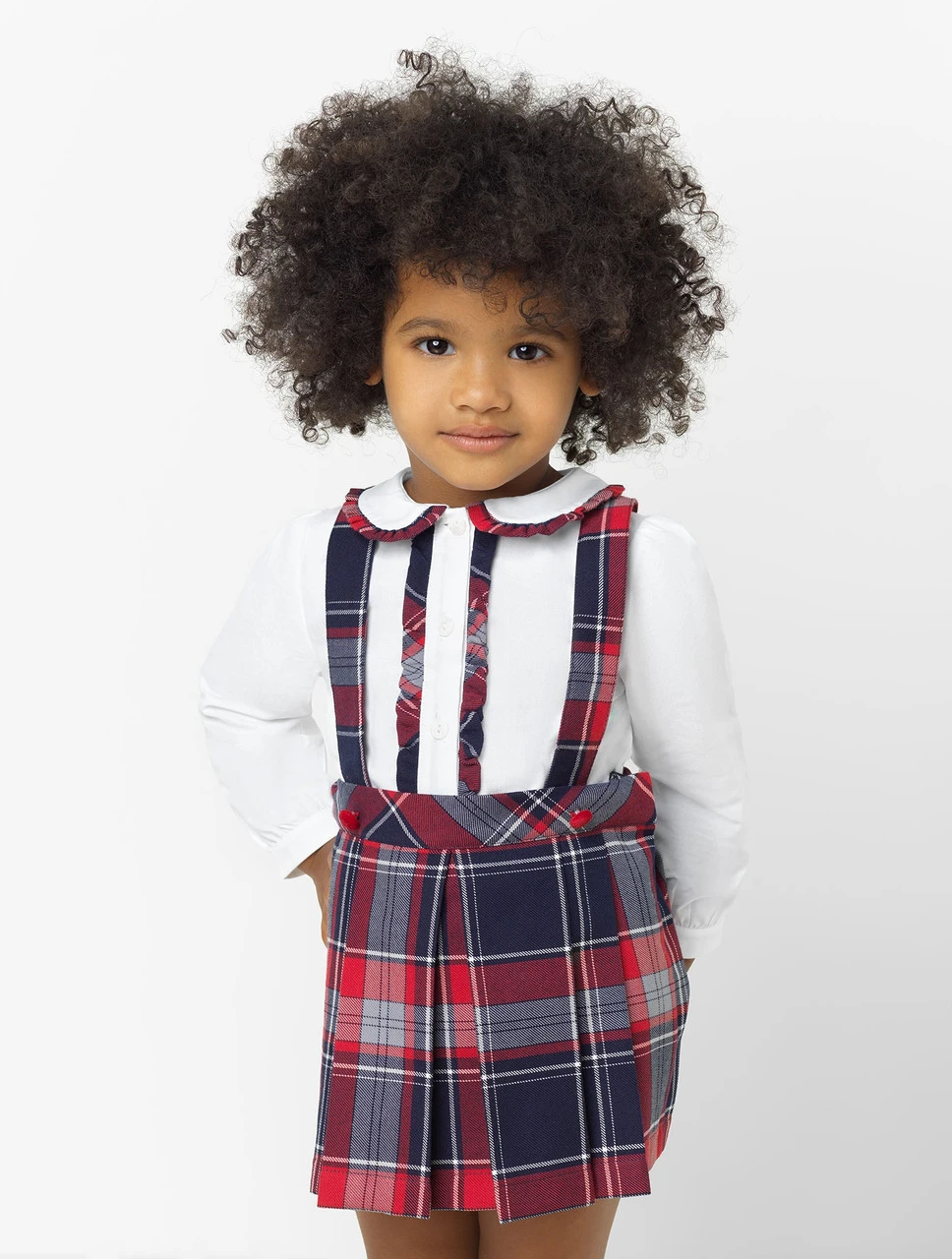 Patachou Baby Girls Tartan Outfit 4 Patachou Baby Girls Tartan Outfit - Image 2