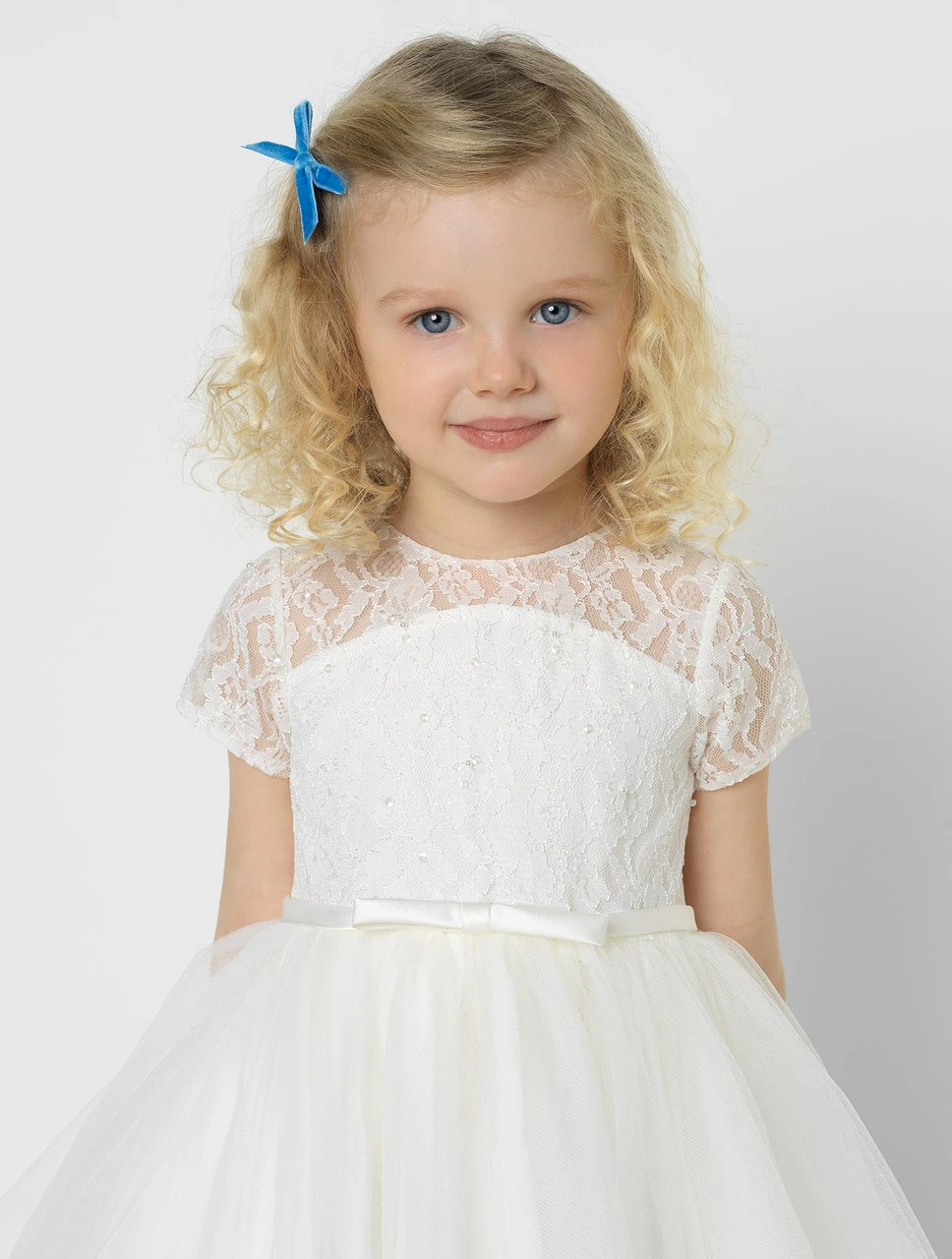 Sarah Louise Girls Ivory Dress 4 Sarah Louise Girls Ivory Dress - Image 2