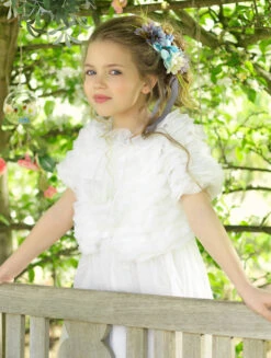 Girls Ivory Flower Girl Cardigan -Stylish Children's Clothing Store 2a 5 74071.1619021446