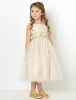 Girls Champagne Flower Girl Dress -Stylish Children's Clothing Store 3 2 83024.1619021446