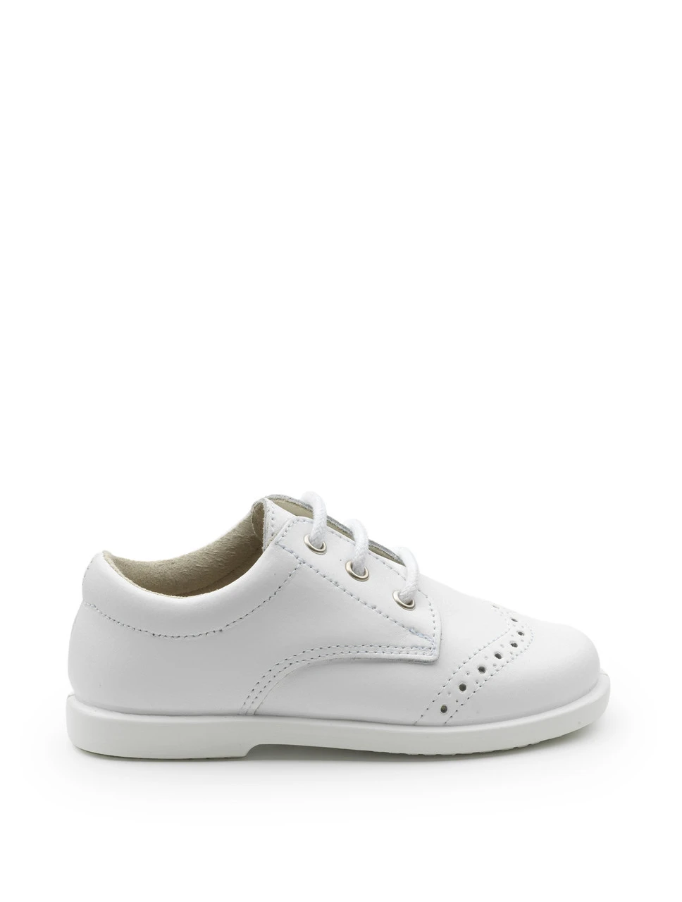 Xiquets Baby Boy White Leather Shoe 4 Xiquets Baby Boy White Leather Shoe - Image 2