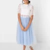 Girls White Top & Dusky Blue Maxi Skirt Set -Stylish Children's Clothing Store 362a9844 f08b 43f7 84ca 7b3c81eea915 76688.1688936218
