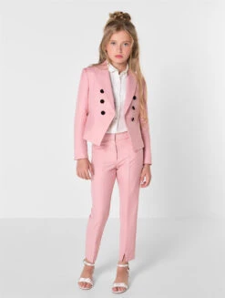 Girls Pink Suit - Paris