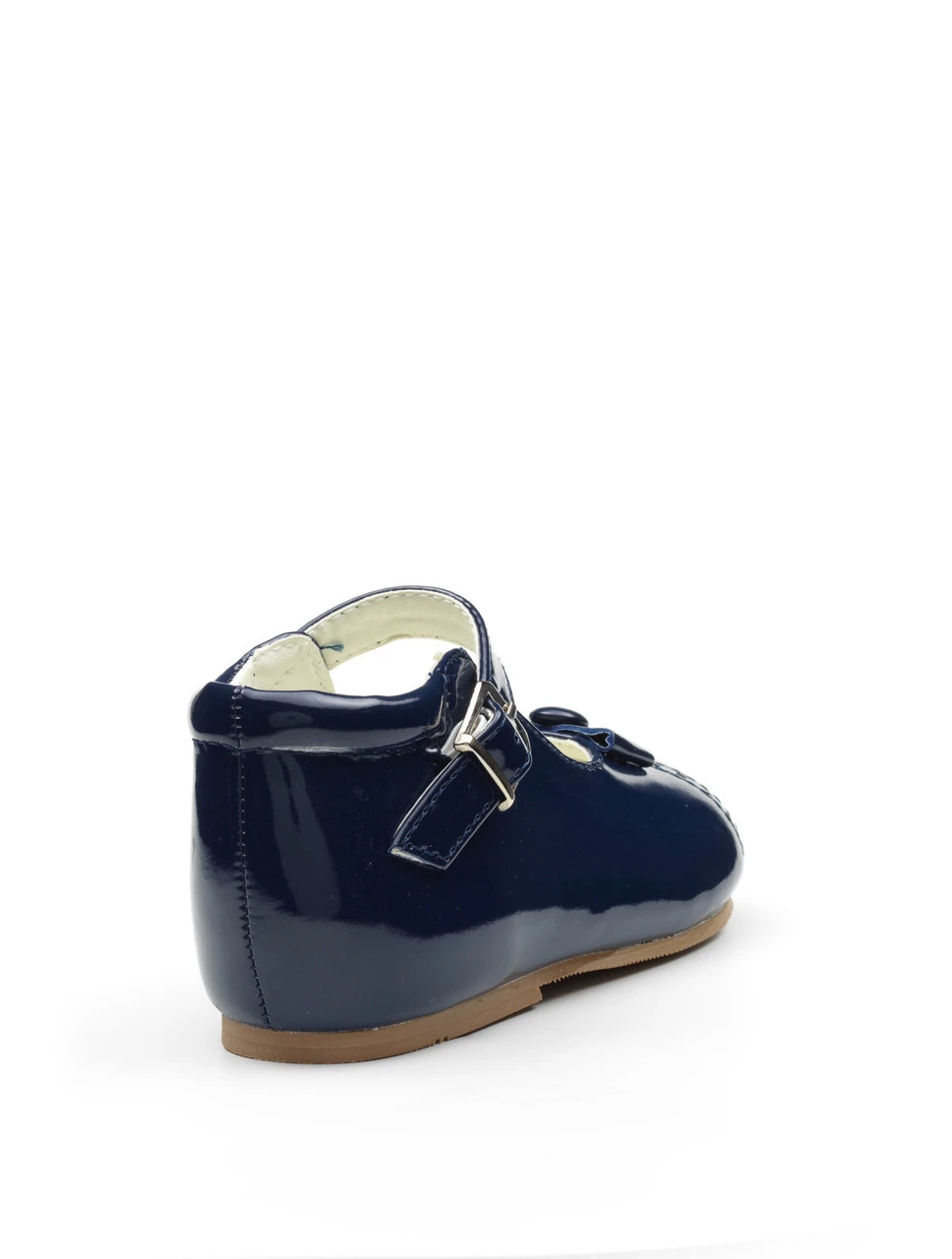 Baby Girls Navy Bow Shoes 5 Baby Girls Navy Bow Shoes - Image 3