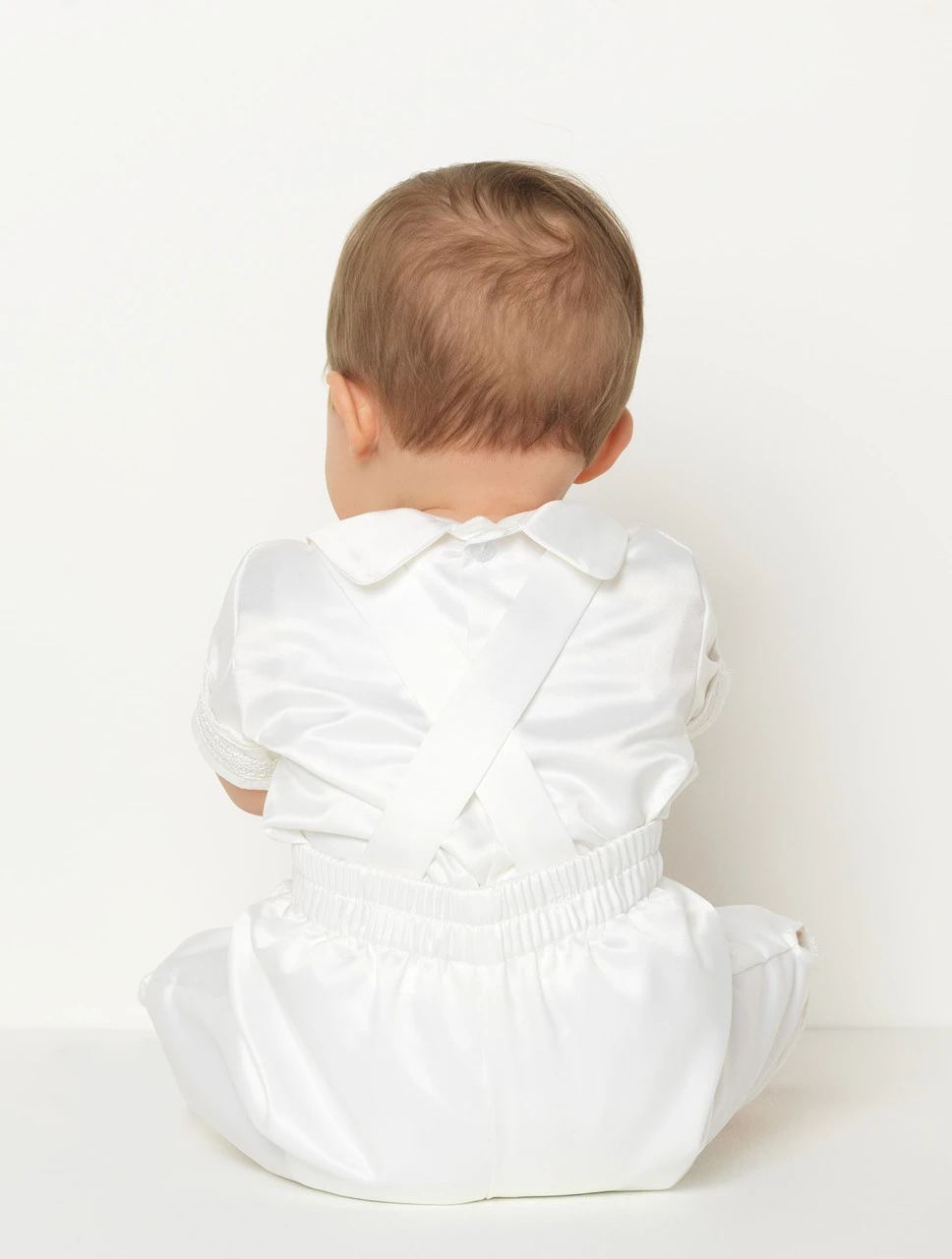 Boys Ivory Christening Outfit 7 Boys Ivory Christening Outfit - Image 5