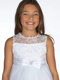 Girls White Flower Girl Dress 8 Girls White Flower Girl Dress -Stylish Children's Clothing Store 3 102 32 17033.1619021431