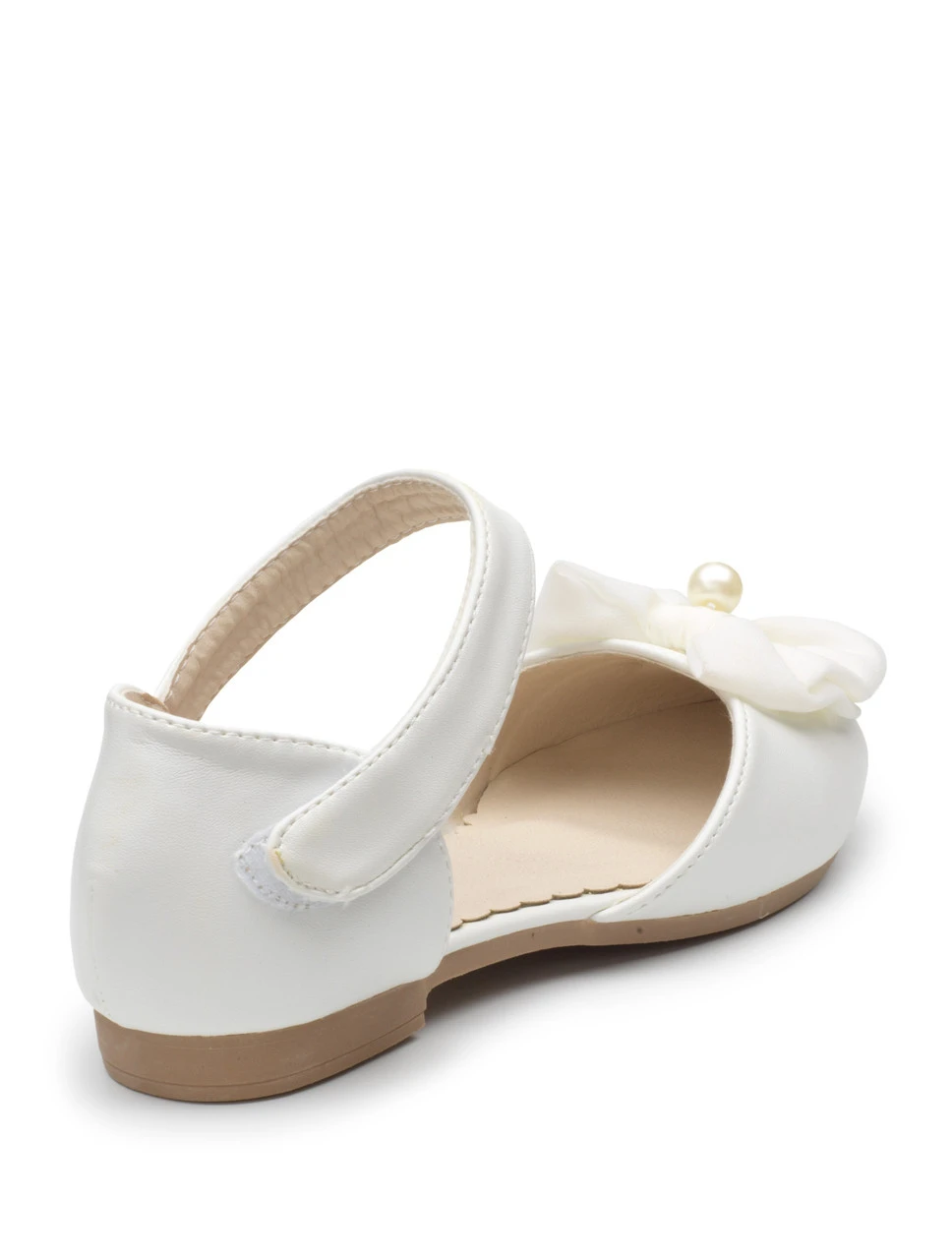 Girls Ivory Bridesmaid Shoes 5 Girls Ivory Bridesmaid Shoes - Image 3