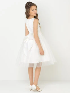 Girls Ivory Flower Dress -Stylish Children's Clothing Store 3 106 1 68618.1619021470