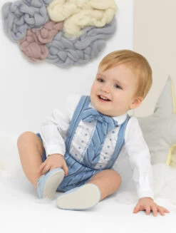 Baby Boys White & Blue Outfit -Stylish Children's Clothing Store 3 108 10 67289.1619021475