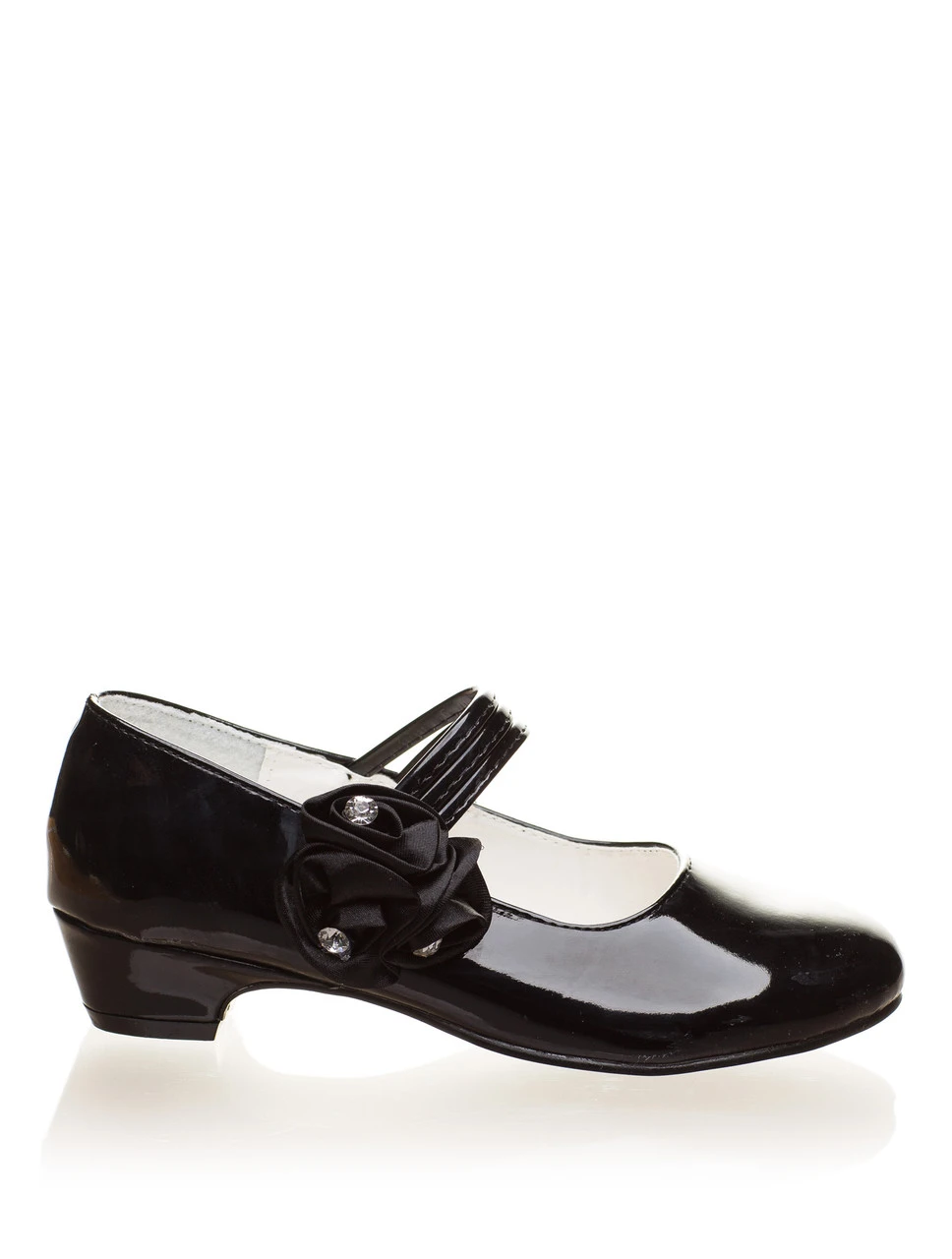 Girls Black Formal Shoes 4 Girls Black Formal Shoes - Image 2