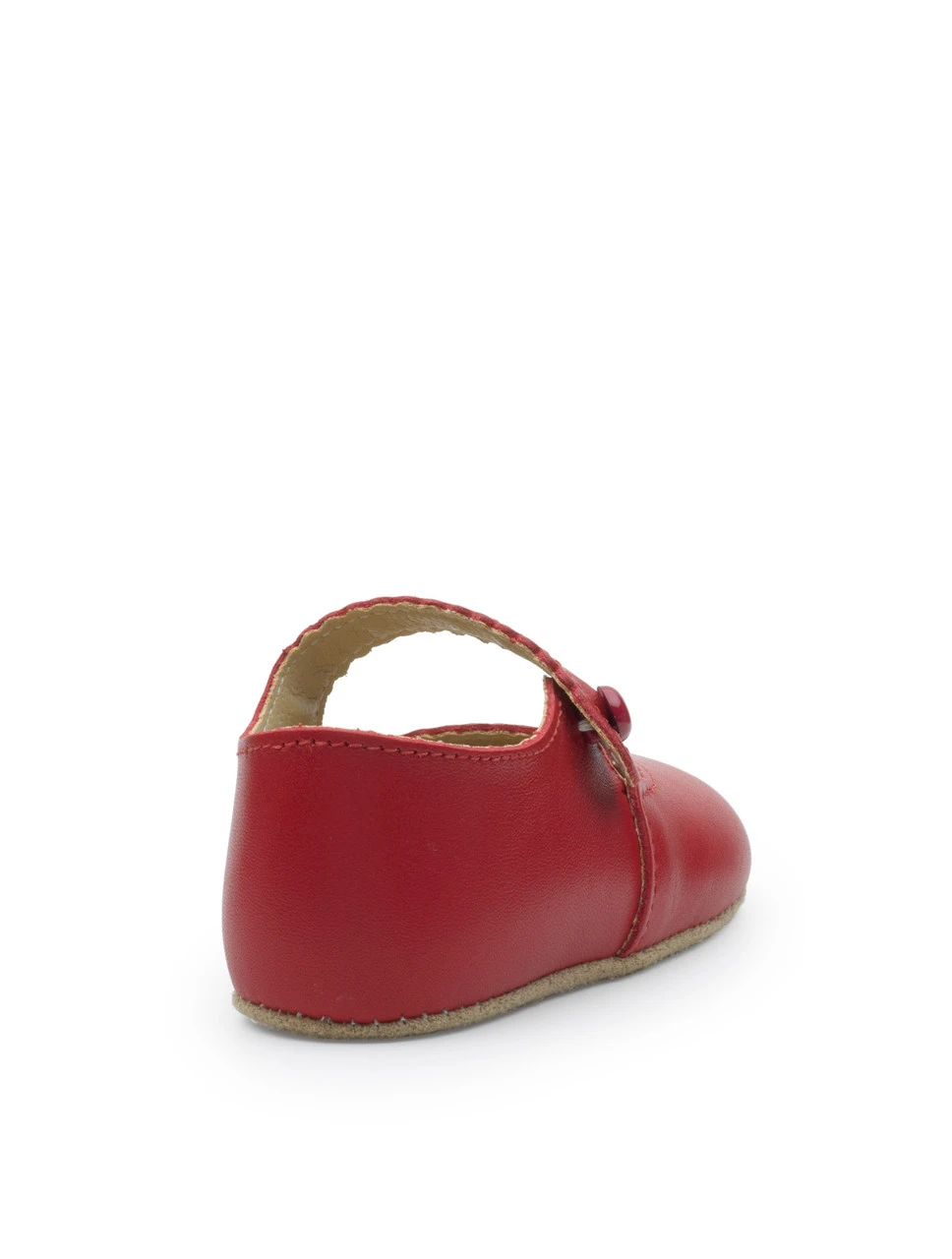 Baby Girls Red Christening Shoe 5 Baby Girls Red Christening Shoe - Image 3