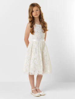 Girls Ivory Eloquence Dress -Stylish Children's Clothing Store 3 112 71 60644.1619021489