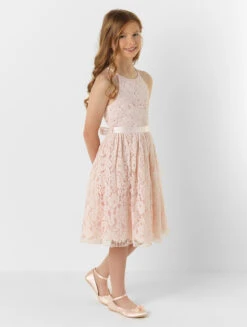 Girls Pink Eloquence Dress -Stylish Children's Clothing Store 3 112 72 69910.1619021489