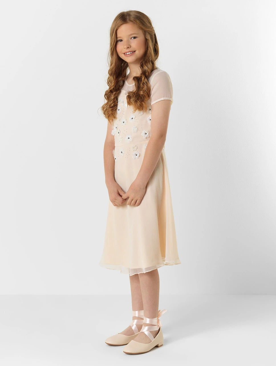 Girls Blush Prom Dress 6 Girls Blush Prom Dress - Image 4