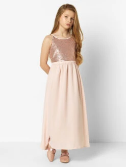 Paisley Of London Girls Rose Gold Dress -Stylish Children's Clothing Store 3 114 26 94303.1619021502