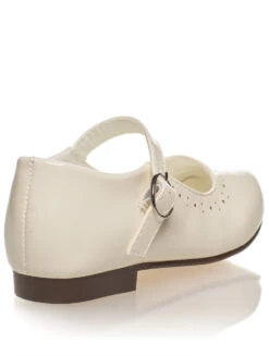 Girls Cream Patent Formal Shoes -Stylish Children's Clothing Store 3 23 72 74658.1619021373