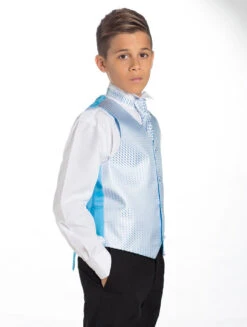 Baby Blue & Black Page Boy Suit 8 Baby Blue & Black Page Boy Suit -Stylish Children's Clothing Store 3 23 80 38679.1619021374