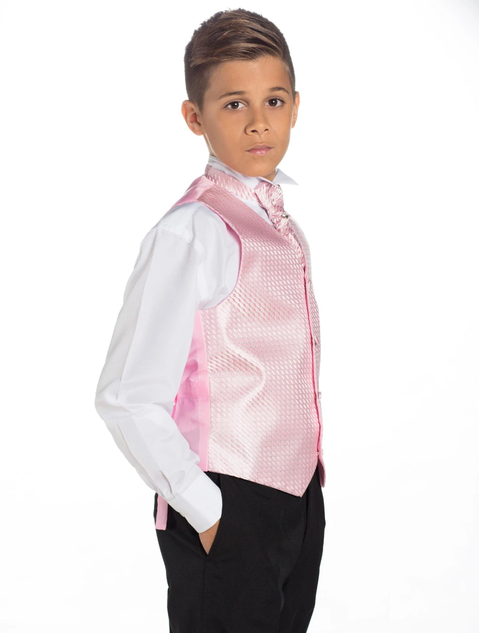 Baby Pink & Black Page Boy Suit 6 Baby Pink & Black Page Boy Suit - Image 4