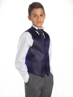 Purple & Grey Page Boy Suit -Stylish Children's Clothing Store 3 24 16 05913.1619021375
