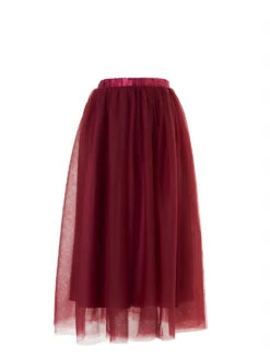 Girls Wine Maxi Skirt - Willow