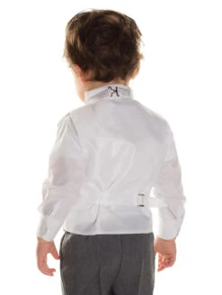 Baby Boys White & Grey Waistcoat Suit -Stylish Children's Clothing Store 4 21 18 55238.1619021348
