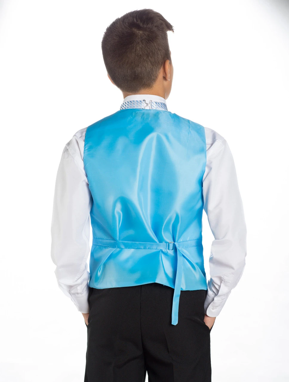 Baby Blue & Black Page Boy Suit 6 Baby Blue & Black Page Boy Suit - Image 4