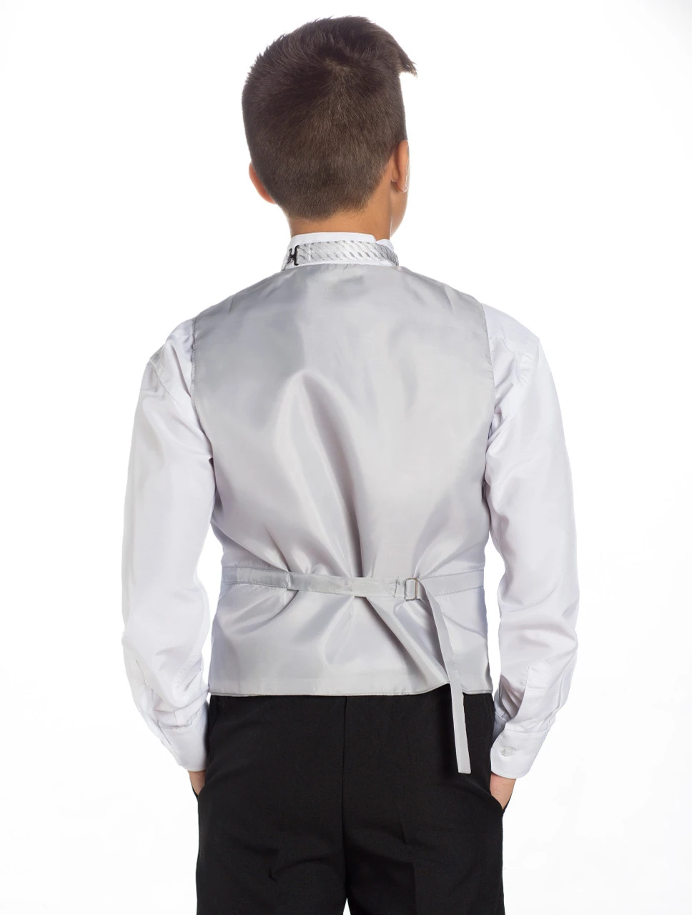 Baby Silver & Black Page Boy Suit 6 Baby Silver & Black Page Boy Suit - Image 4