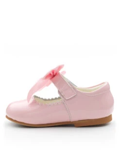 Girls Pink Flower Girl Shoes 9 Girls Pink Flower Girl Shoes -Stylish Children's Clothing Store 4 81 87 93367.1619021420