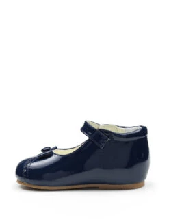 Baby Girls Navy Bow Shoes 9 Baby Girls Navy Bow Shoes -Stylish Children's Clothing Store 4 88 28 39088.1619021426