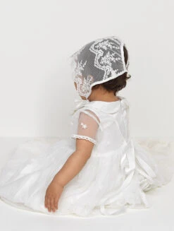 Baby Girls Ivory Christening Gown & Bonnet -Stylish Children's Clothing Store 4 90 25 89679.1619021453