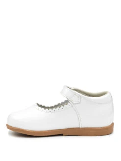 Baby Girls White Leather Flower Girl Shoes 9 Baby Girls White Leather Flower Girl Shoes -Stylish Children's Clothing Store 4 90 35 66907.1619021453