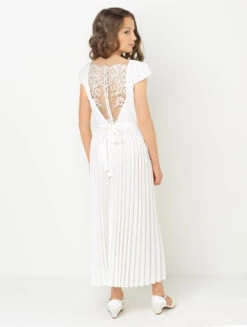 Girls Ivory Party Dress 12 Girls Ivory Party Dress -Stylish Children's Clothing Store 4 91 37 13455.1619021470