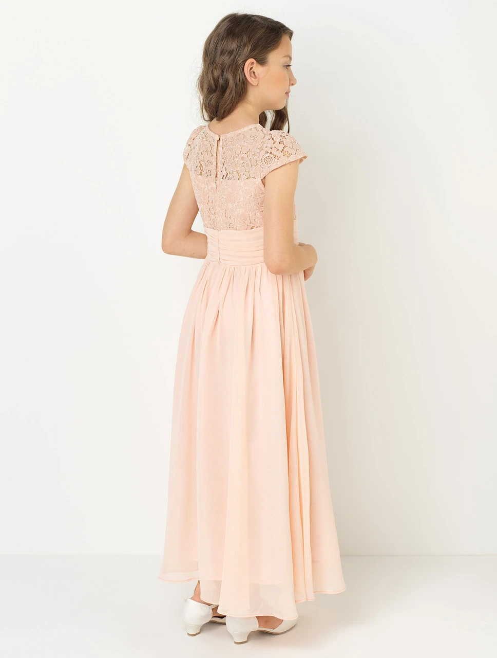 Girls Pink Party Dress 7 Girls Pink Party Dress - Image 5