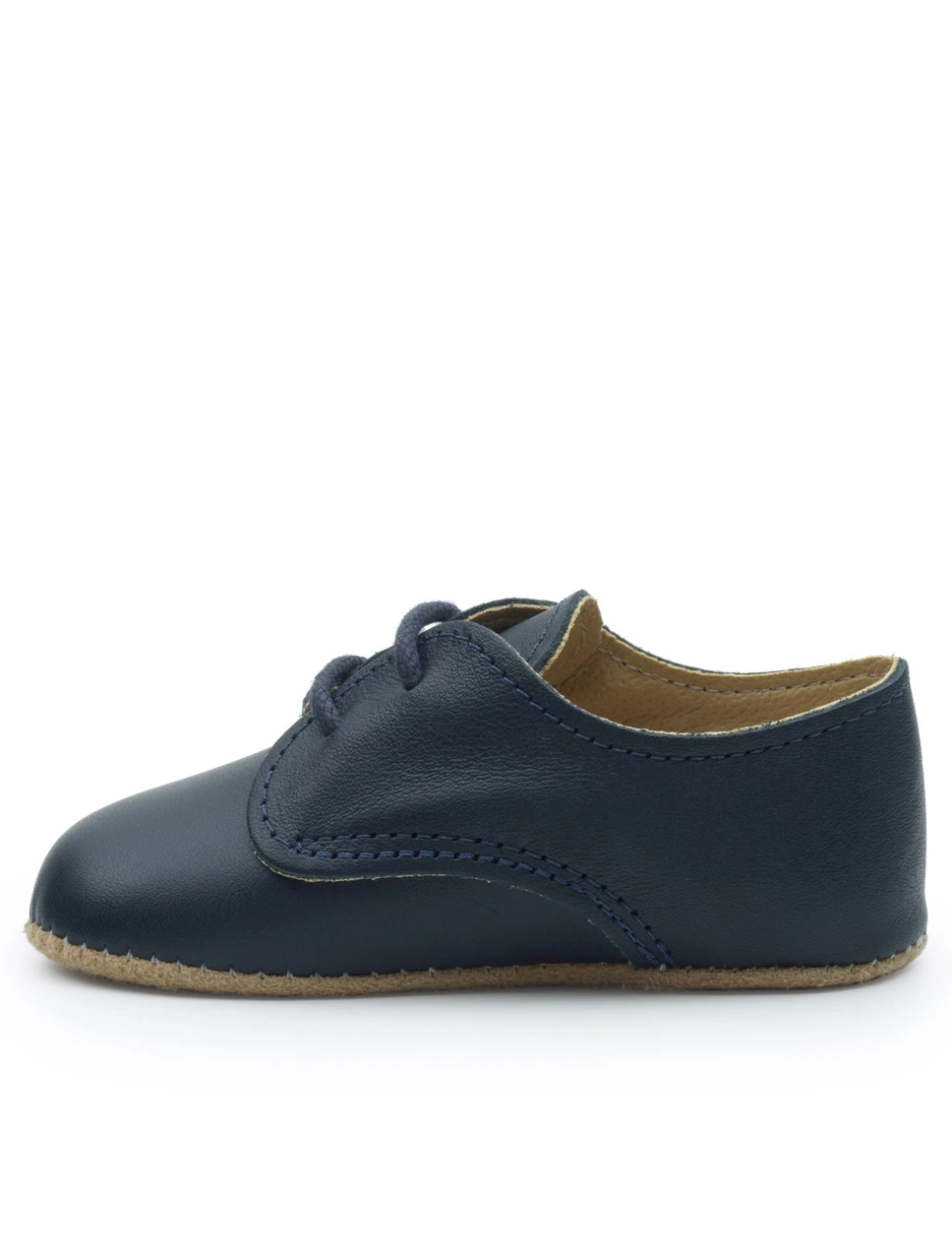 Baby Boys Navy Christening Shoes 6 Baby Boys Navy Christening Shoes - Image 4