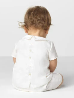 Sarah Louise Boys Ivory Romper -Stylish Children's Clothing Store 4 96 18 57999.1619021487