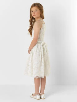 Girls Ivory Eloquence Dress -Stylish Children's Clothing Store 4 96 44 73421.1619021490