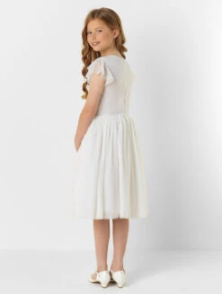 Girls Ivory Wedding Dress 10 Girls Ivory Wedding Dress -Stylish Children's Clothing Store 4 96 51 36287.1619021491