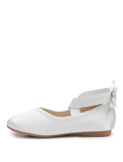 Girls White Elastic Wrap Eloquence Shoes -Stylish Children's Clothing Store 4 96 77 69944.1619021493