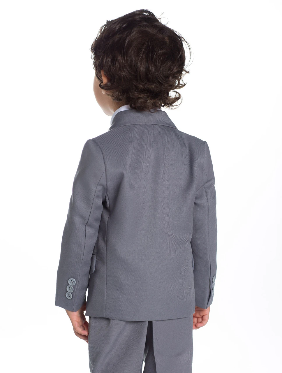 Baby Boys Grey Suit With Red Tie 8 Baby Boys Grey Suit With Red Tie - Image 6