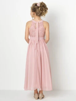 Girls Pink Flower Girl Dress -Stylish Children's Clothing Store 5 53 74 45155.1619021449