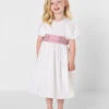 Ivory & Pink Flower Girls Dress - Prim -Stylish Children's Clothing Store 5f26d24d 1072 47fc bbc0 c7b3e3834660 09818.1686916010