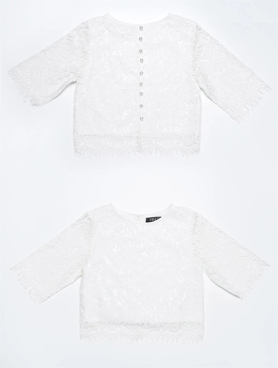 Girls White Top & Wine Maxi Skirt Set 7 Girls White Top & Wine Maxi Skirt Set - Image 5