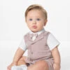 Baby Boys Beige Suit Romper -Stylish Children's Clothing Store 7dc6fd72 d58f 45e0 9900 7efd8746de45 96910.1680615581