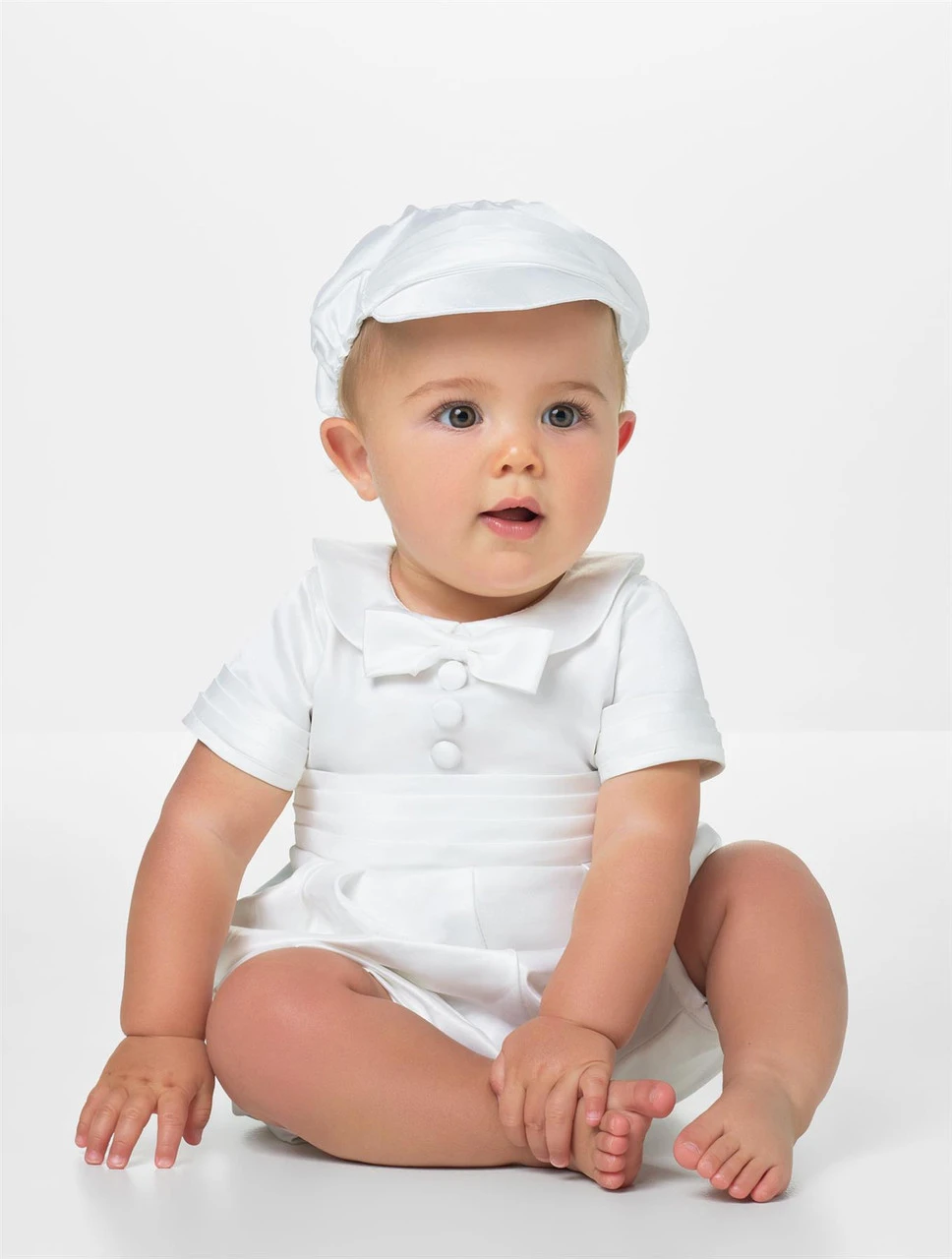 Roco White Christening Romper - Ronin 4 Roco White Christening Romper - Ronin - Image 2