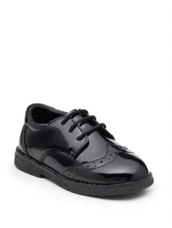 Boys Infant Brogues - Patent Black