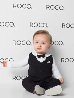 Baby Boys Tuxedo Romper -Stylish Children's Clothing Store 8cd50134 b6c0 4497 ae40 6bf7a006fdbf 99530.1680602836