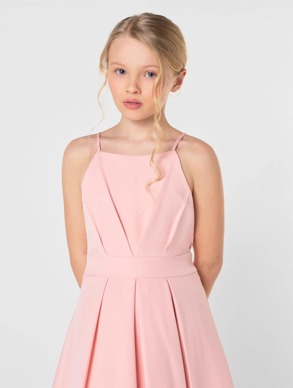 Girls Pink Party Dress - Alice 4 Girls Pink Party Dress - Alice - Image 2