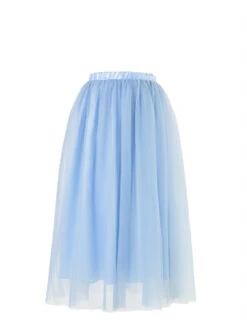 Girls Dusky Blue Maxi Skirt - Willow