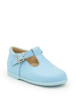 Baby Boys Pale Blue Christening Shoes