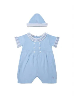 Beau Kid Blue And White Romper - Achilles -Stylish Children's Clothing Store a4069f25 a19e 4c1a 9815 d7c5cee687e7 88332.1659972162